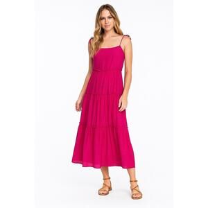 Hunter & Brown Pink Maxi Dress Size Medium